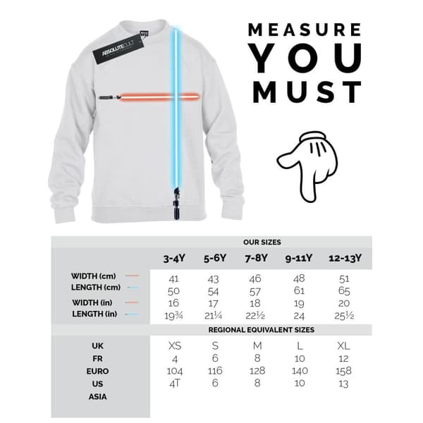 Star Wars: The Rise of Skywalker Girls Star Wars The Rise Of Skywalker Resistance Charcter Line Up Mono Sweatshirt