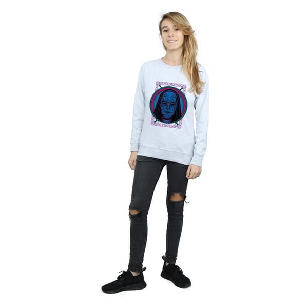Harry Potter Womens/Ladies Neon Death Eater Mask Sweatshirt