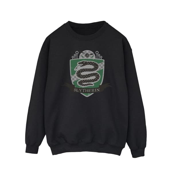 Harry Potter Mens Slytherin Chest Badge Sweatshirt