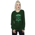 Miniatyrbilde 2 av 3: Harry Potter Womens/Ladies Slytherin Toon Crest Sweatshirt