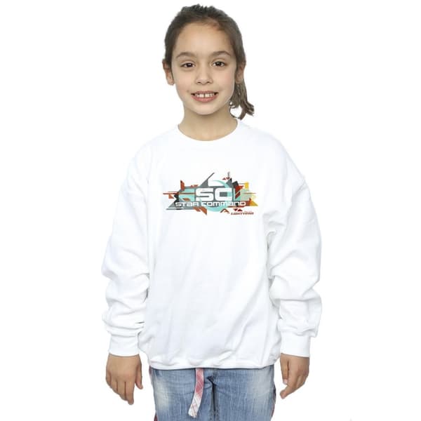Disney Sweatshirt med grafisk titel för flickor Lightyear Star Command