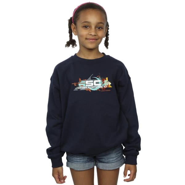 Disney Sweatshirt med grafisk titel för flickor Lightyear Star Command