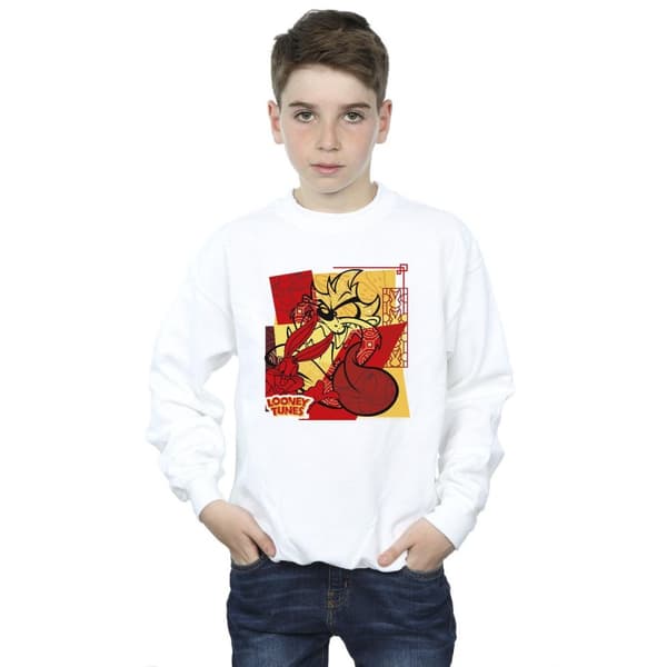 Looney Tunes Boys Taz Bugs Rabbit New Year Sweatshirt