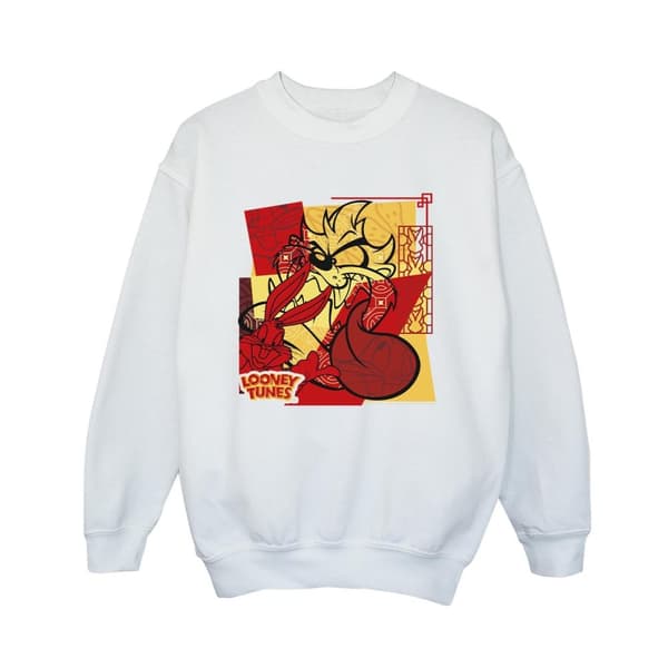 Looney Tunes Boys Taz Bugs Rabbit New Year Sweatshirt