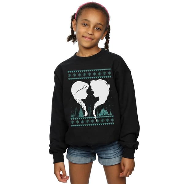Disney Girls Frozen Christmas Sisters Sweatshirt
