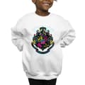Miniatyrbillede 3 af 5: Harry Potter Girls Neon Hogwarts Crest Sweatshirt