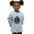 Miniatyrbillede 2 af 5: Harry Potter Girls Neon Hogwarts Crest Sweatshirt