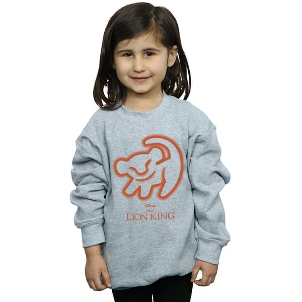 Disney Sweatshirt med grottmålning från Lejonkungen för flickor