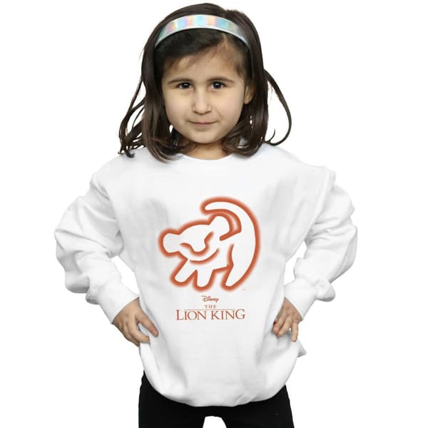 Disney Sweatshirt med grottmålning från Lejonkungen för flickor