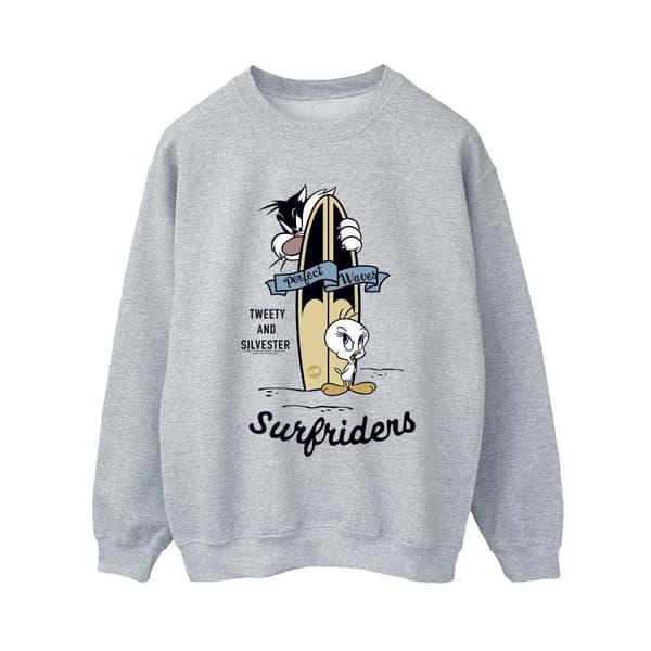 Looney Tunes Womens/Ladies Tweety And Sylvester Perfect Waves Sweatshirt