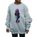Miniatyrbillede 3 af 5: Harry Potter Girls Neon Dark Mark Sweatshirt