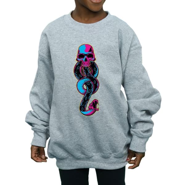 Harry Potter Girls Neon Dark Mark Sweatshirt