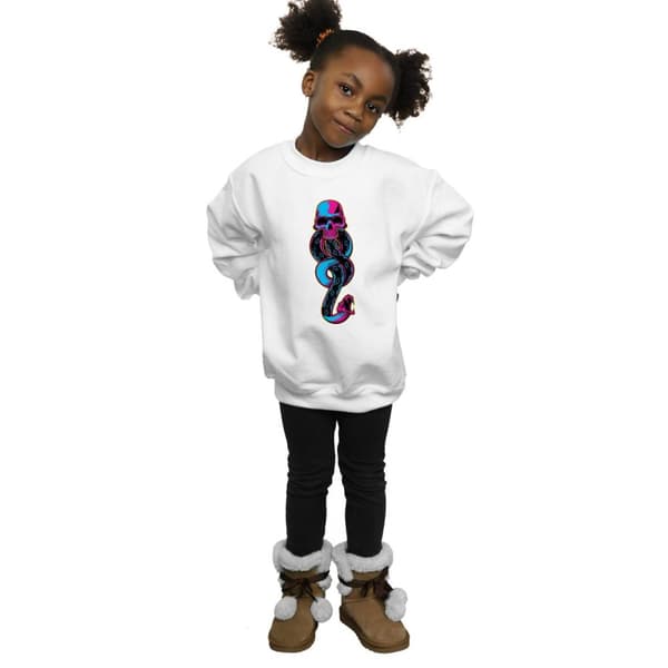 Harry Potter Girls Neon Dark Mark Sweatshirt