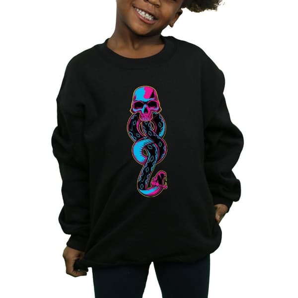 Harry Potter Girls Neon Dark Mark Sweatshirt