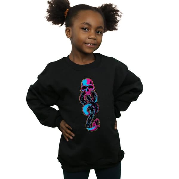 Harry Potter Girls Neon Dark Mark Sweatshirt