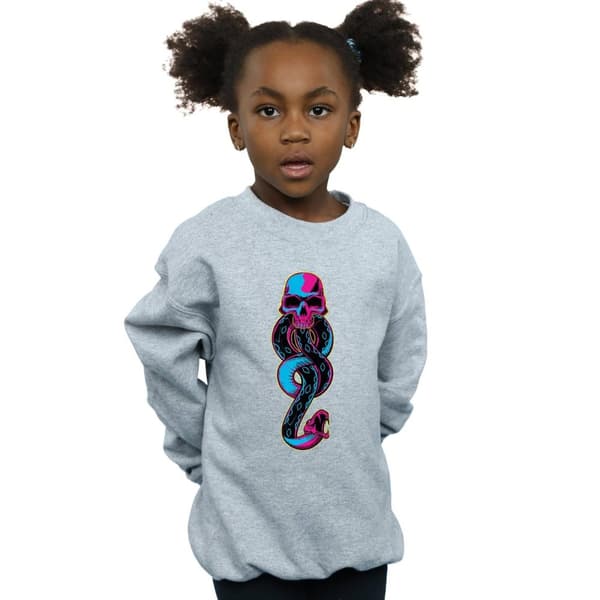 Harry Potter Girls Neon Dark Mark Sweatshirt