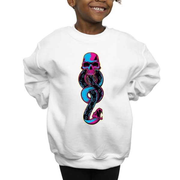 Harry Potter Girls Neon Dark Mark Sweatshirt