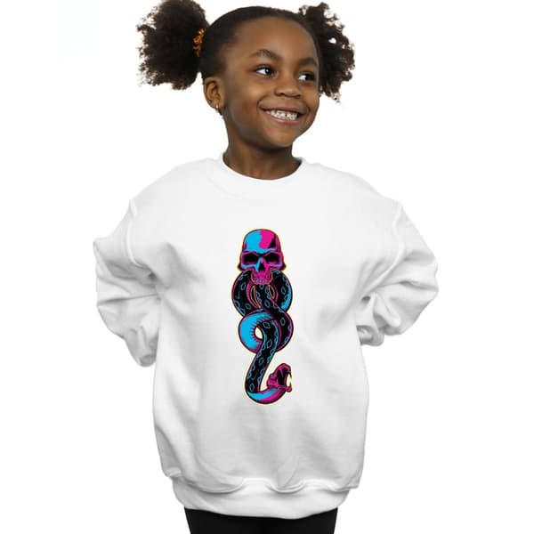 Harry Potter Girls Neon Dark Mark Sweatshirt
