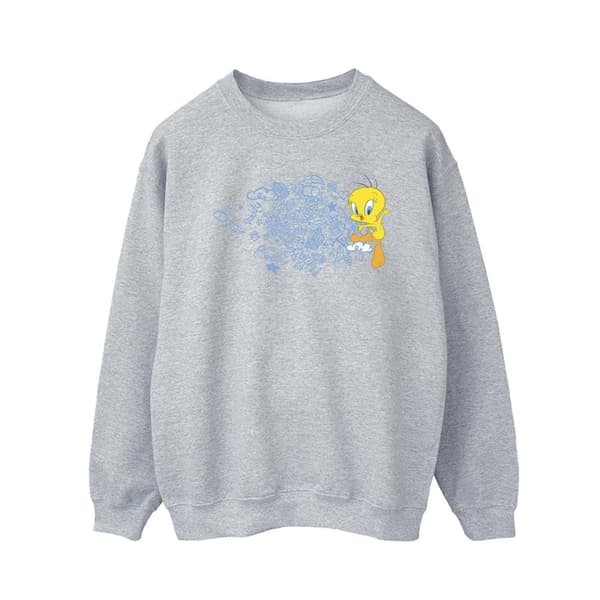 Looney Tunes Mens ACME Doodles Tweety Sweatshirt
