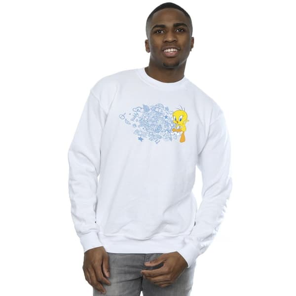 Looney Tunes Mens ACME Doodles Tweety Sweatshirt