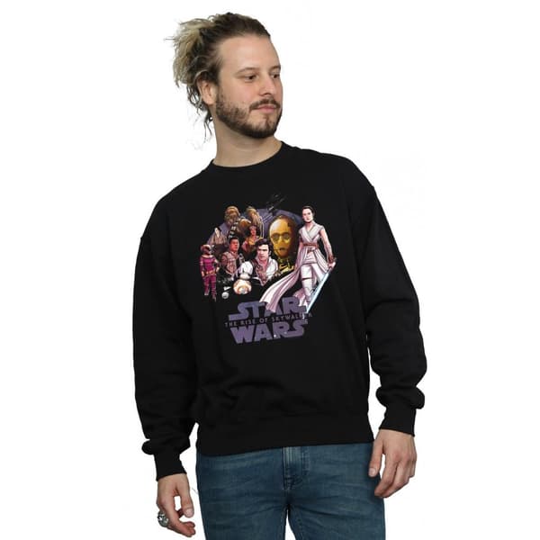 Star Wars: The Rise of Skywalker Herr Star Wars The Rise Of Skywalker Resistance Rendered Group Sweatshirt