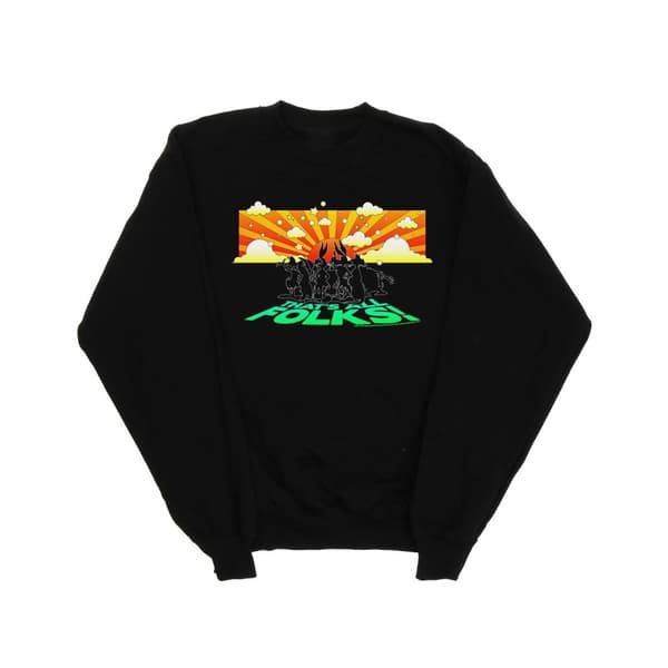 Looney Tunes Mens Group Sunset Sweatshirt