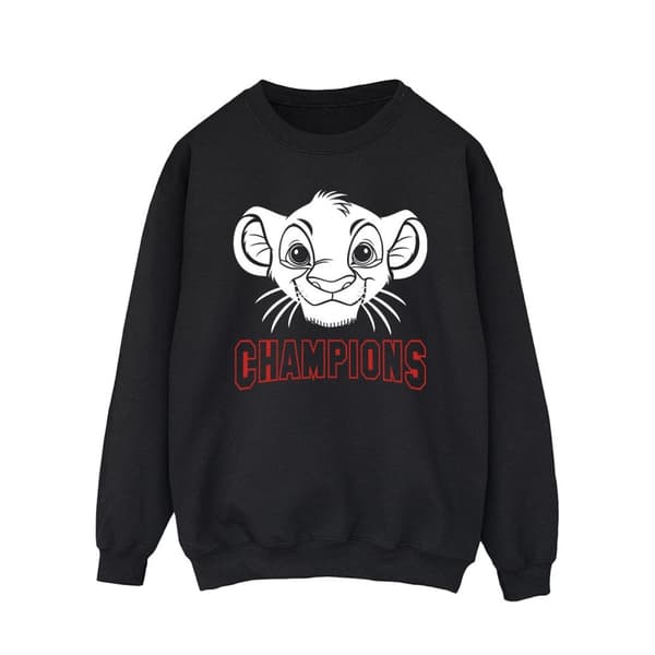 Disney Mens The Lion King Simba Face Champion Sweatshirt