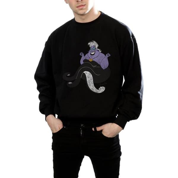 Disney Mens The Little Mermaid Classic Ursula Sweatshirt