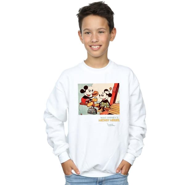 Disney Musse Pigg - Bygga en byggnad - Sweatshirt för pojkar