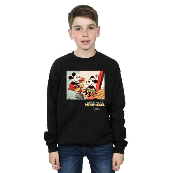 Disney Musse Pigg - Bygga en byggnad - Sweatshirt för pojkar