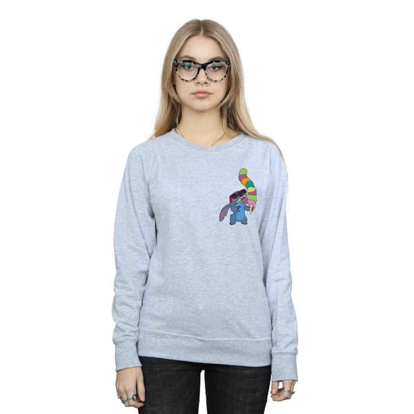 Disney Dam/Tjej Lilo And Stitch Ice Cream Sweatshirt