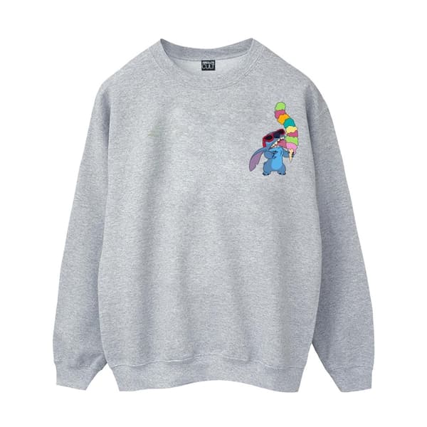 Disney Dam/Tjej Lilo And Stitch Ice Cream Sweatshirt