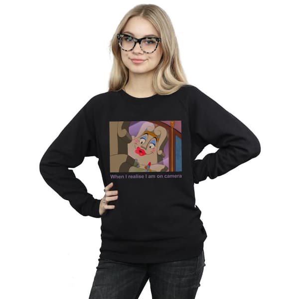 Disney Womens/Ladies Beauty And The Beast Madame De La Grande Bouche Sweatshirt