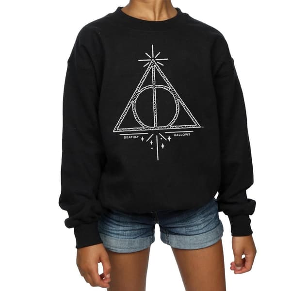 Harry Potter Girls Deathly Hallows Symbol Sweatshirt