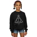 Miniatyrbillede 2 af 5: Harry Potter Girls Deathly Hallows Symbol Sweatshirt