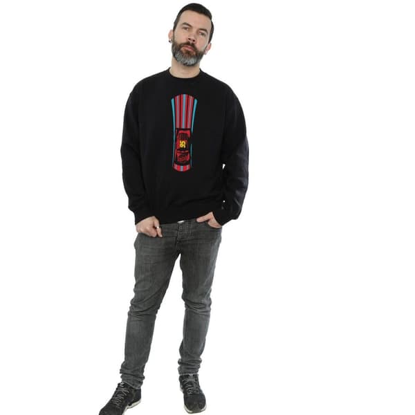 Disney Mens Cars Lightning McQueen Stripes Sweatshirt