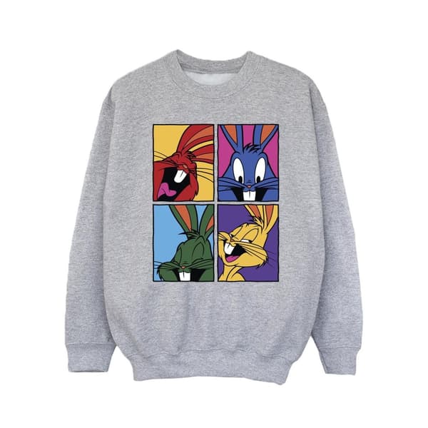 Looney Tunes Girls Bugs Pop Art Sweatshirt