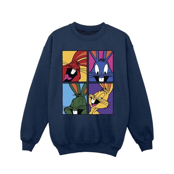 Looney Tunes Girls Bugs Pop Art Sweatshirt