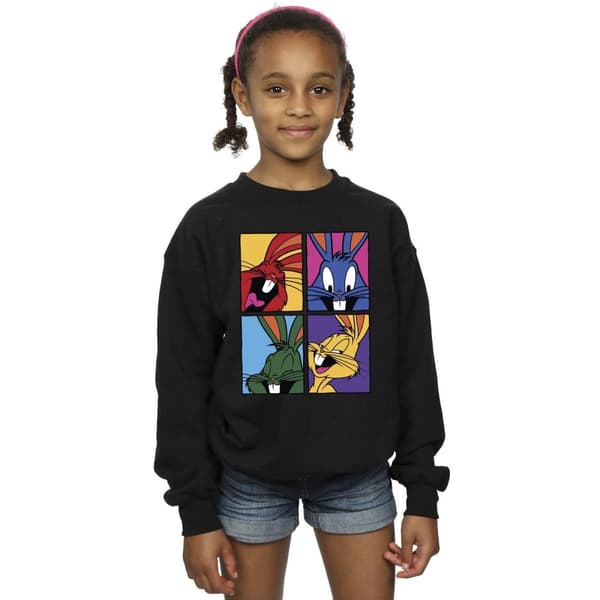 Looney Tunes Girls Bugs Pop Art Sweatshirt