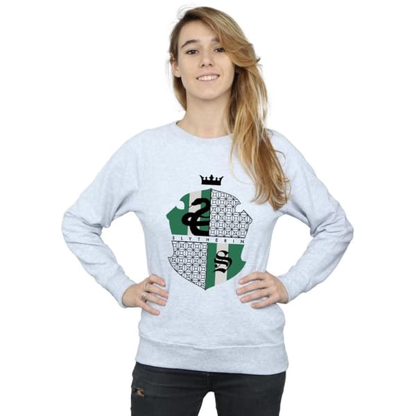 Harry Potter Dam/Tjej Slytherin Shield Sweatshirt