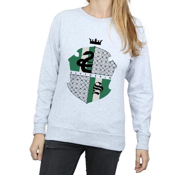 Harry Potter Dam/Tjej Slytherin Shield Sweatshirt