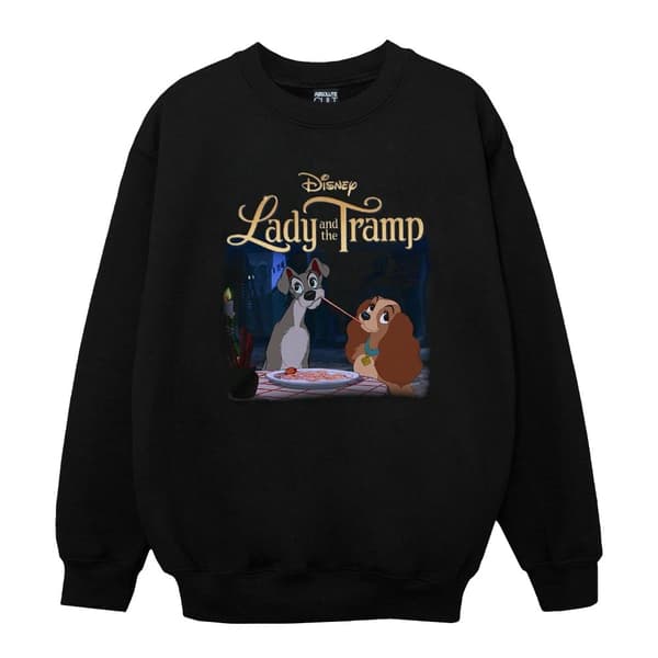Disney Girls Lady And The Tramp Homage Sweatshirt Black 3-4 Years