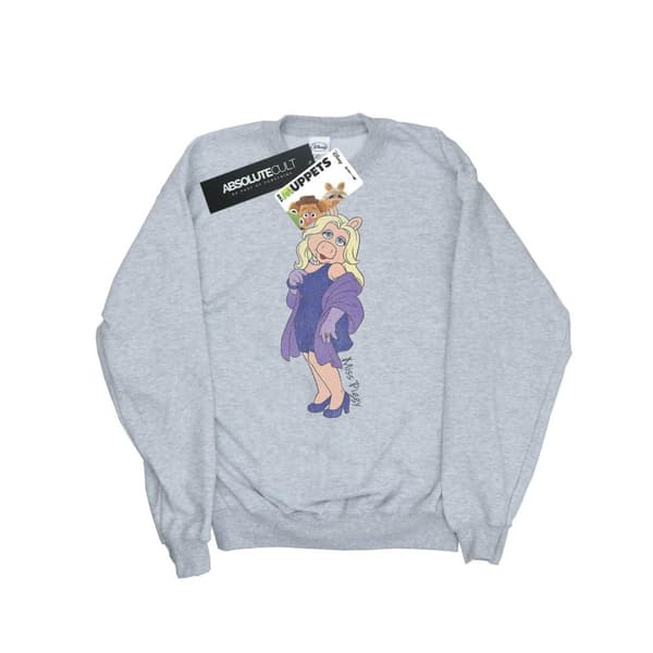 Disney Mens The Muppets Classic Miss Piggy Sweatshirt
