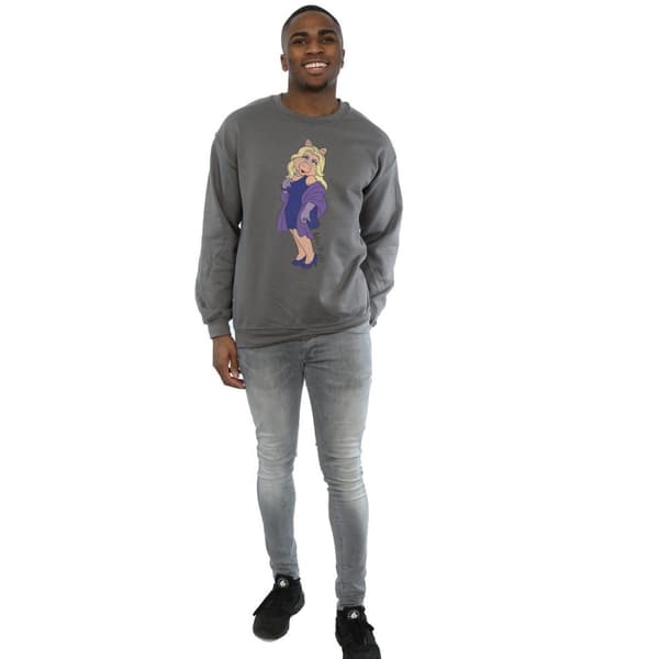 Disney Mens The Muppets Classic Miss Piggy Sweatshirt