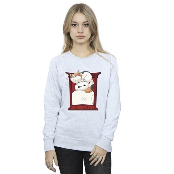 Disney Sweatshirt med ramstöd för Baymax - Big Hero 6, dam/dam