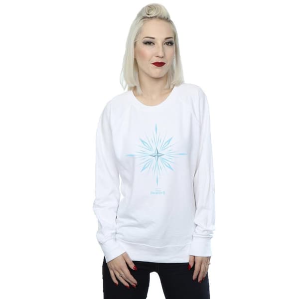 Disney Womens/Ladies Frozen 2 Elsa Signature Snowflake Sweatshirt