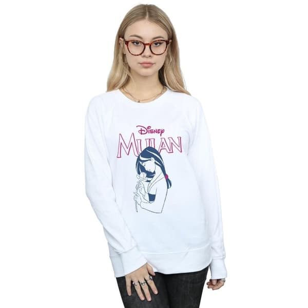 Disney Womens/Ladies Mulan Magnolia Line Sweatshirt