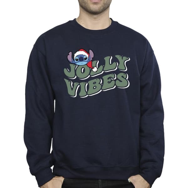 Disney Lilo & Stitch Jolly Chilling Vibes - Sweatshirt för herrar