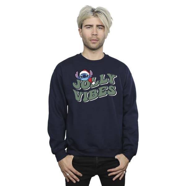 Disney Lilo & Stitch Jolly Chilling Vibes - Sweatshirt för herrar