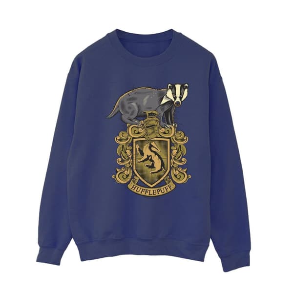 Harry Potter Womens/Ladies Hufflepuff Sketch Crest Sweatshirt